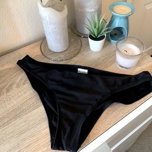 2/$12 Target Rouched Bum Black Bikini Bottoms